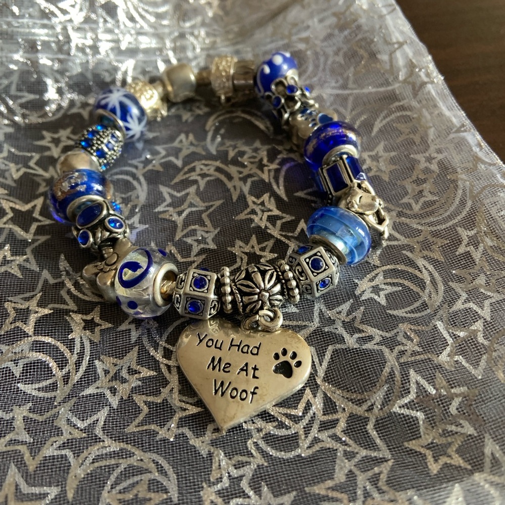 Dog Themed Beaded Bracelet